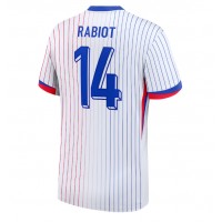 Camiseta Francia Adrien Rabiot #14 Visitante Equipación Eurocopa 2024 manga corta